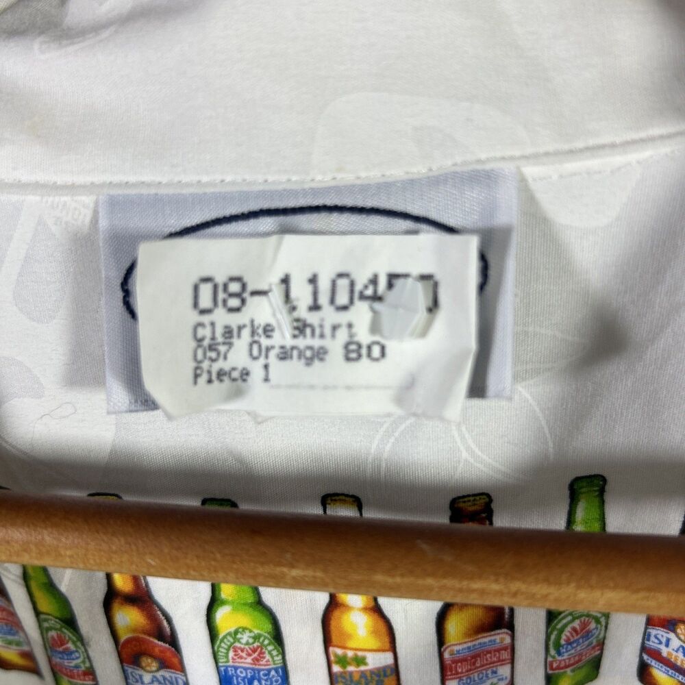 Pacific Legend Shirt Beer Bottles Tropical Hawaiian Hawaii Made Button Up-XXXL - Picture 8 of 16